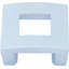 Centinel 1 3/4" Length Square Knob-766233344