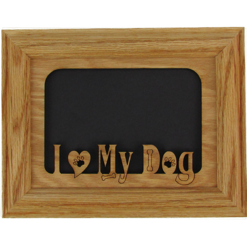 Oak Solid Wood Picture Frame with Mat