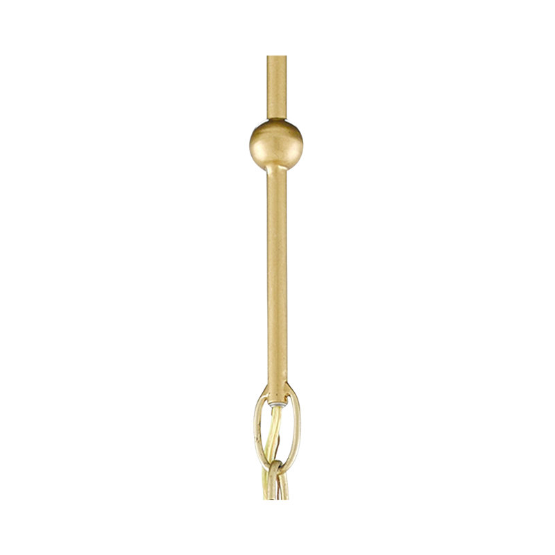 12" (6) Painted Gold Extension Rods, Black