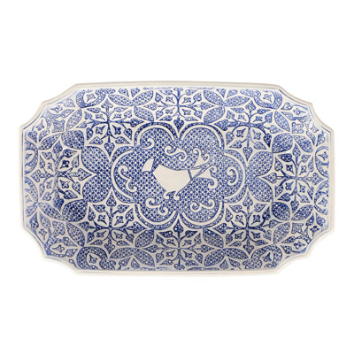 Bol ovale Uccello Blu