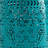 Outdoor Garden Stool Side Table, Lace-Cut 12 Inch Top, Teal Iron-121489430