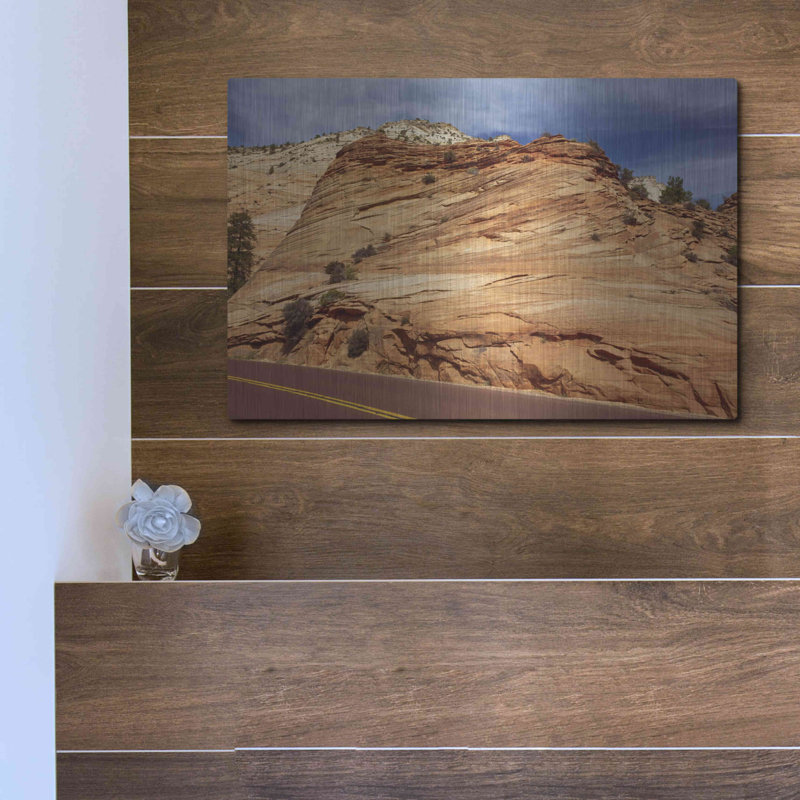 Utah, art mural en métal 5 pi, H 12 po x l 16 po