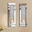 2 Piece Glass Wall Bath Sconce Set