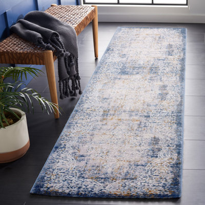 Tapis beige / bleu Palma 322