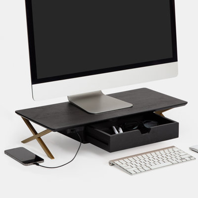 Support pour écran avec tiroir et port USB Sumekh