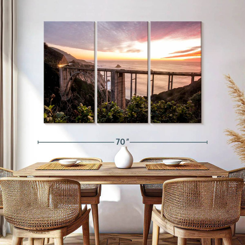 Lilie Big Sur's Bixby Bridge, H 42 po x l 65 po
