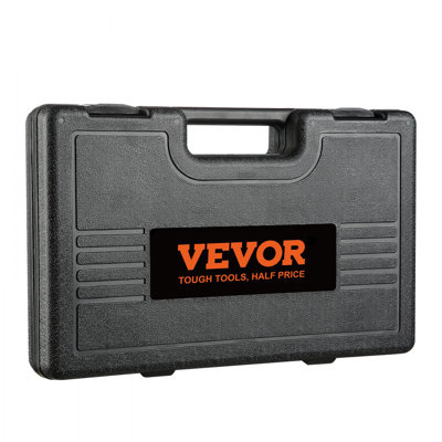 3/8" Drive Impact Socket Set, 48 Piece Socket Set SAE (5/16" -3/4") & Metric (8-22mm)6 Point Cr-V Drive Extension Bar Universal Joint & Power Drill Adapter Includes Storage Case