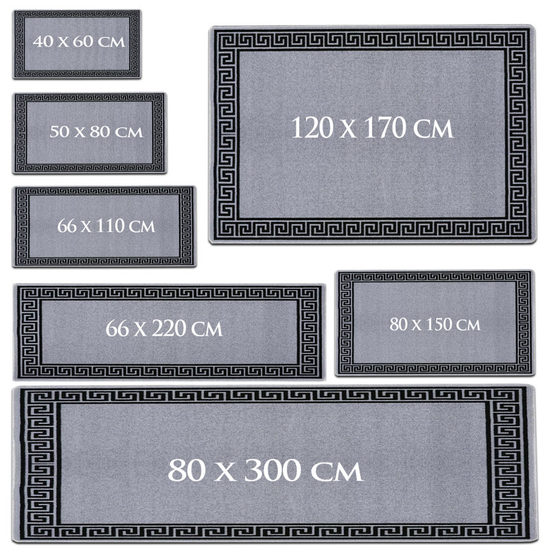 Dulane Indoor / Outdoor Area Rug Set, Regtangle 80 x 150cm