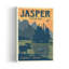 Jasper Moose Lake Sunset Abstract Contemporary Bird Animal Landscape Wall Art Print-945965362