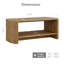 Table basse cannelée 47,2 po Cove