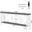 Élégante table basse, canapé de style nordique, console 2 niveaux-1896663322-1896663396-1896663397