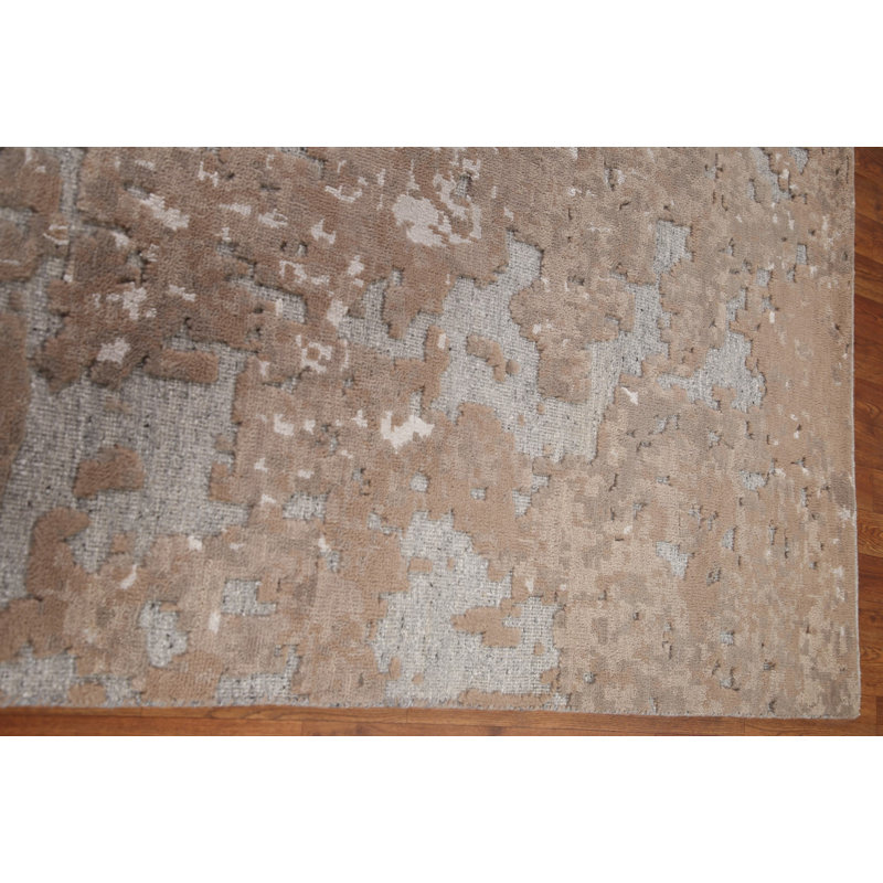 Tapis oriental à motif abstrait all-over 8 x 10
