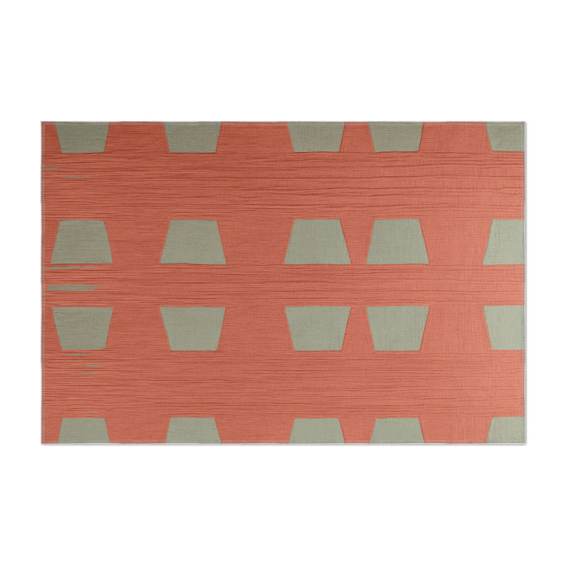 Tapis brun intérieur et extérieur Trellis, Rectangulaire 8 pi x 10 pi