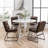 5-Piece Round Dining Set-1260924124