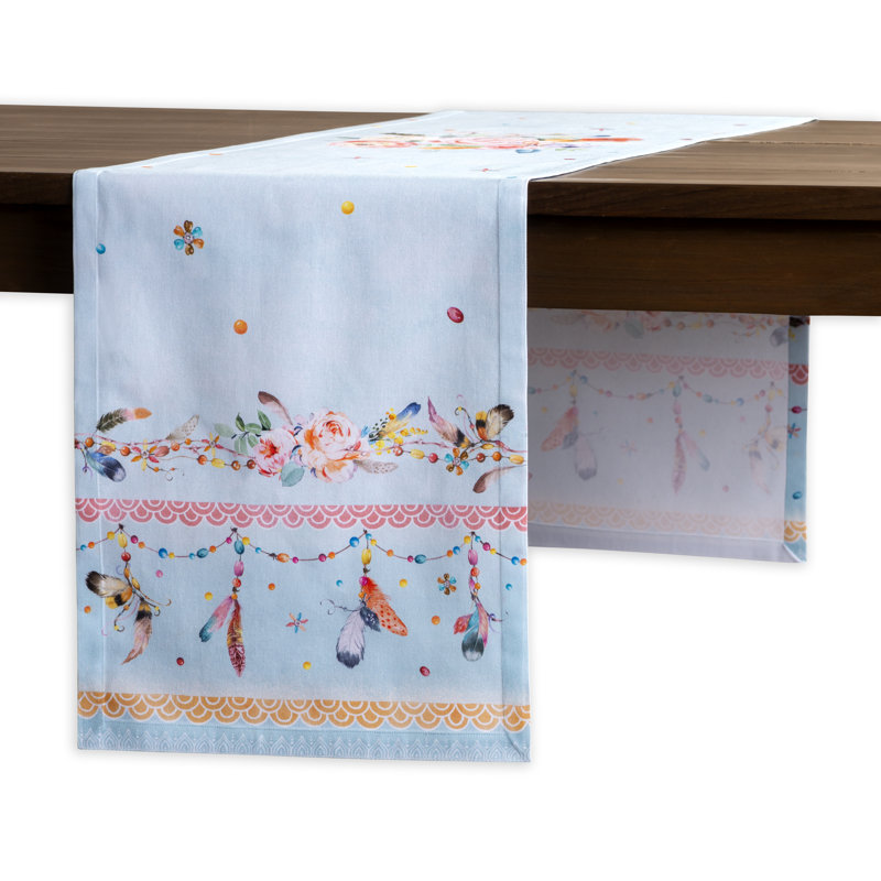 100% Cotton Table Runner, 108" L x 14.5" W