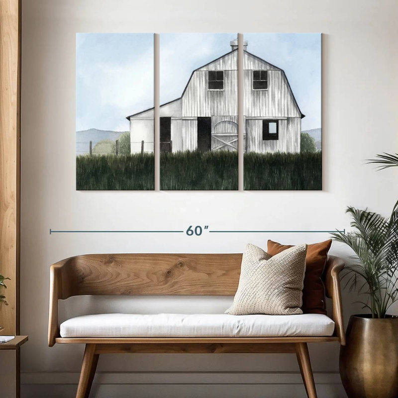 Lilie Bygone Barn II, 32" H x 50" W