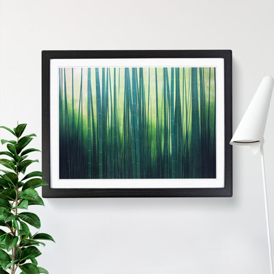 Attractive Bamboo Forest - Framed Print