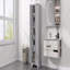Storage Cabinet With 2-Doors For Bathroom, Office, Adjustable Shelves, MDF Board-665578872