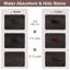 Tapis de café absorbant, noir
