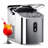 Simzlife Countertop Ice Maker Ice Machine With Handle,Self-Cleaning Ice Makers, 26Lbs/24H, 9 Ice Cubes Ready In 6 Mins For Home/Kitchen/Bar/Party/Camping