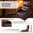 Power Recliner Chair, with Overstuffed Seat-1515452293