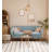 Wum Striped Machine Woven Polypropylene Area Rug in Beige/Cream-1217452355