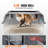 6 in Deep Cat Litter Box Odour-Free Litter Box with Filtering Foot Board-105368526