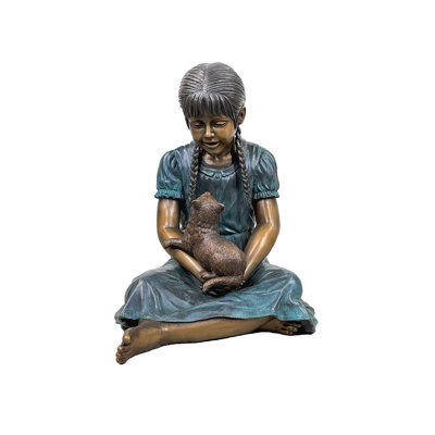 Bronze Garden Statue