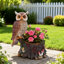 Jardinière multifonctionnelle en résine 22 po Hibou