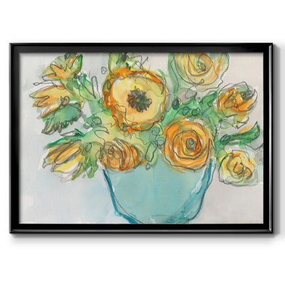 Spring Floral Accent II-Framed Gallery Wrapped Canvas_2779924