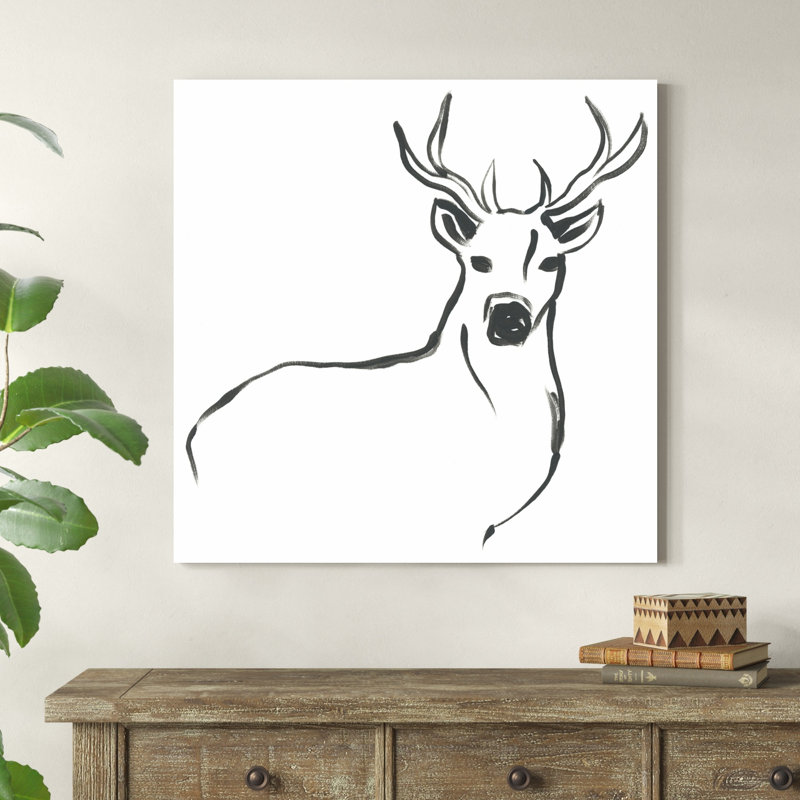 Minimal Deer II, H 36 po x l 36 po