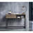Versatile Rustic Writing Desk With Sturdy Construction And Practical Storage