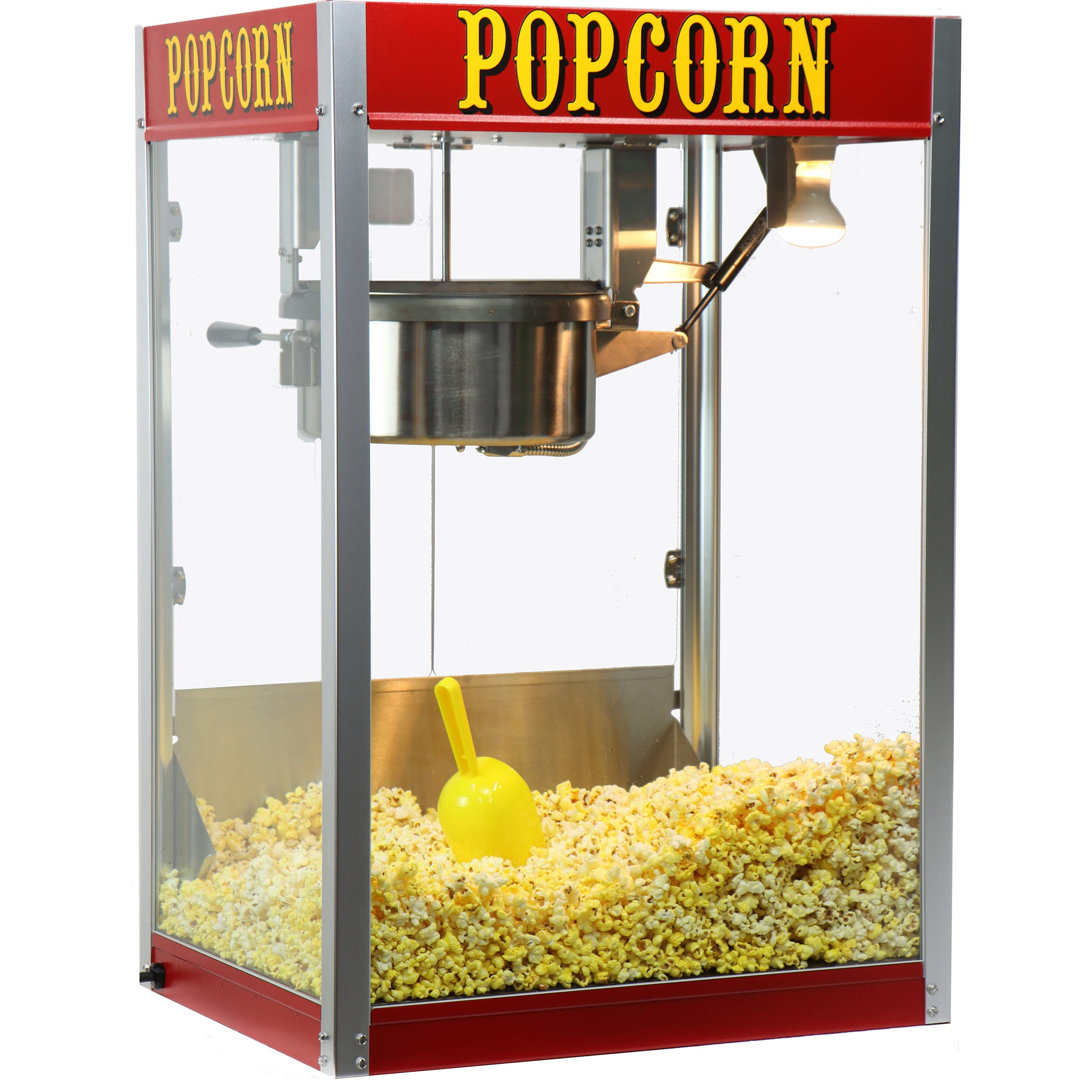 Paragon International Theater Pop 12 Oz. Tabletop Popcorn Machine, Popcorn Machine Stand / Cart Paragon International