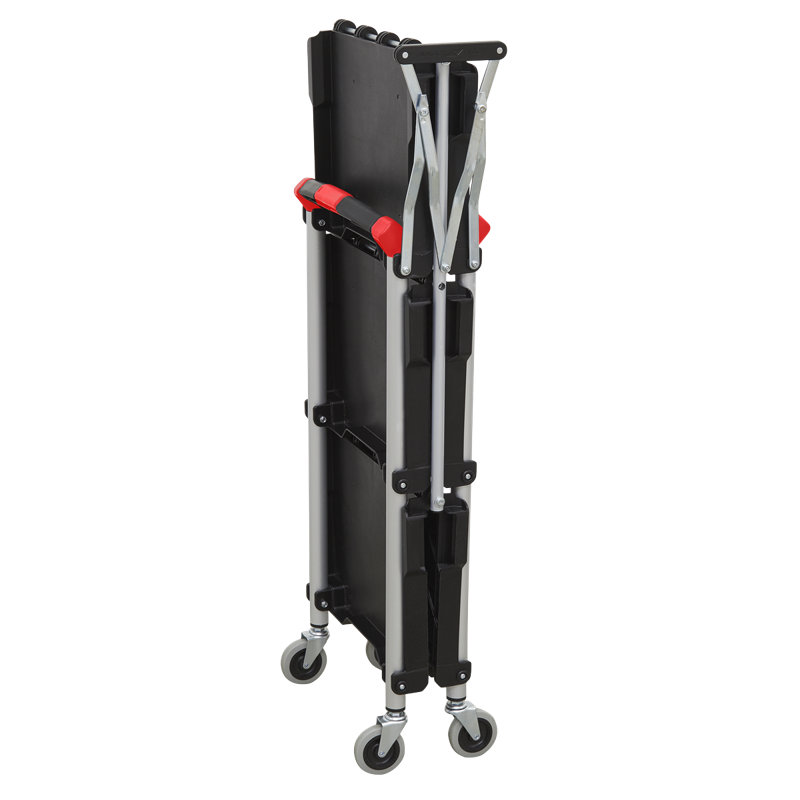 Reynalda 85.5cm H x 67cm W Utility Cart with Wheels