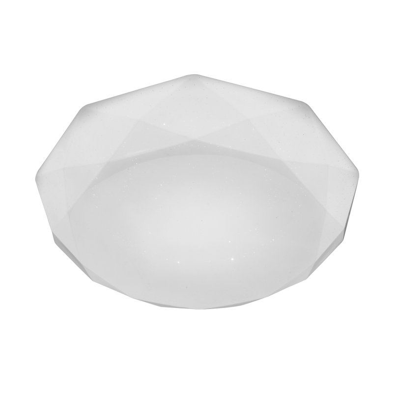 Campton Acrylic LED Flush Mount, 10cm H x 39cm W x 39cm D
