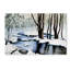 «Snow Trees» de Dugazon, reproduction de peinture à l'huile sur toile tendue-26858922