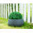 20 in. Concrete Gray(Upgraded Interior) Large Cement Round Planter/ Pot Indoor&Outdoro Planter Bowl with Drainage Hole-541061314-637032454