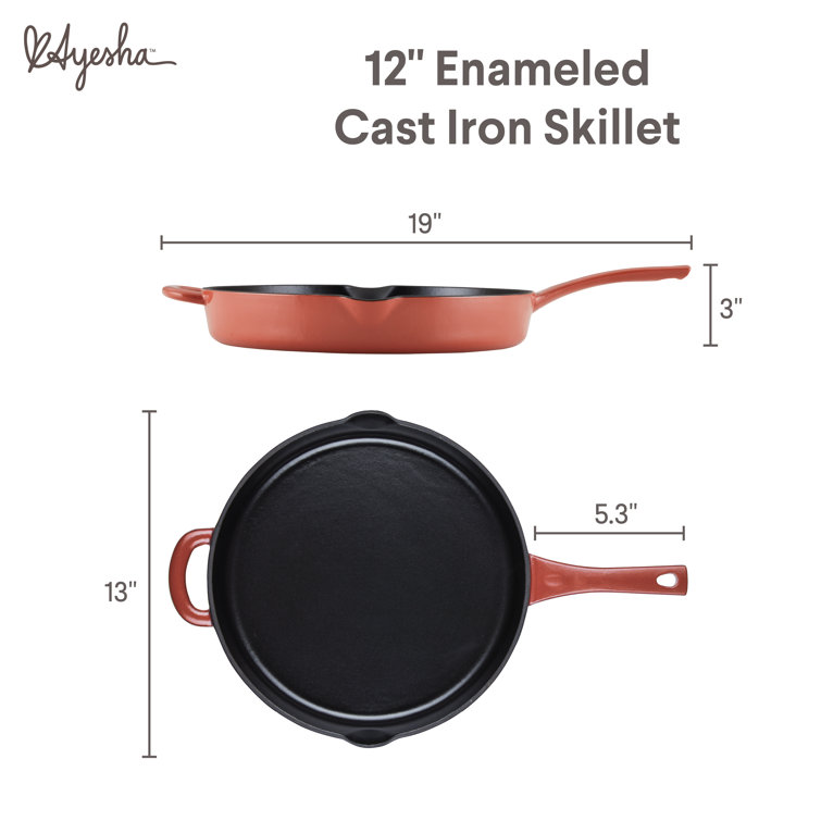 https://assets.wfcdn.com/im/06086382/resize-h755-w755%5Ecompr-r85/2552/255234787/Ayesha+Curry+Enameled+Cast+Iron+Skillet+With+Helper+Handle+And+Pour+Spouts%2C+12-Inch%2C+Redwood+Red.jpg