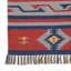 Tapis bleu / rouge tissé à la main Huntingburg-26297338
