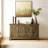 Eletta Transitional 60"L Rectangular Console Table in Oak