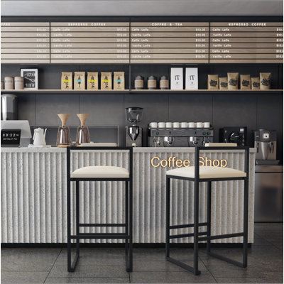 Ensemble de 2 tabourets de bar en jacinthe d'eau tissés avec chaises à hauteur de comptoir pour la cuisine, la maison et le bureau