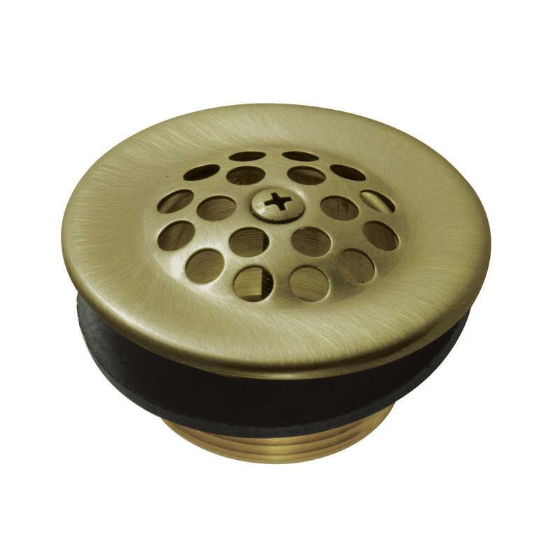 Kingston Brass Made To Match Brass Tub Strainer Drain, Vintage Brass