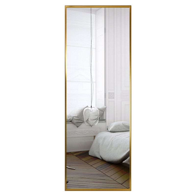 Miroir pleine grandeur moderne et contemporain, Or