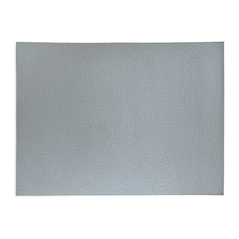 Tapis de bureau Paulie, L 6 pi x L 4 pi, Slate Blue