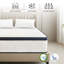 Grand matelas hybride 14 pouces - mousse viscoélastique gélifiée rafraîchissante, soulagement de la pression et isolement du mouvement-1362300497