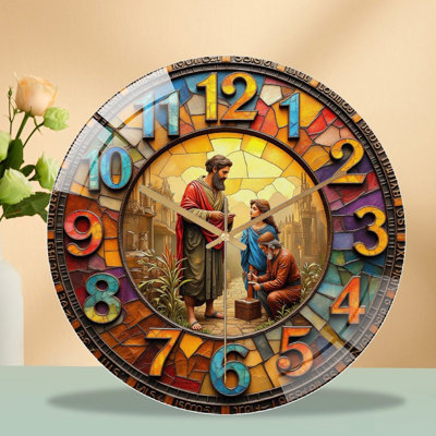 Horloge murale rétro 12 po