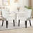 Tufted Upholstered Beige Dining  Chair -749856962-697707237
