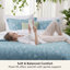 Ensemble d'édredon réversible à motif floral Best vendeur, 89 g / m²-106246824-106246835