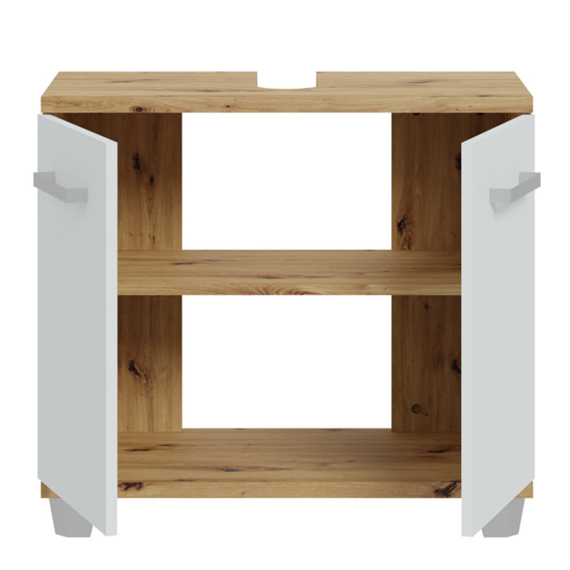 Veris Under Sink Cabinet, Light Grey