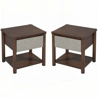 Table de chevet en bois Farmhouse